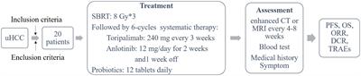 Toripalimab in combination with Anlotinib for unresectable hepatocellular carcinoma after SBRT: A prospective, single-arm, single-center clinical study